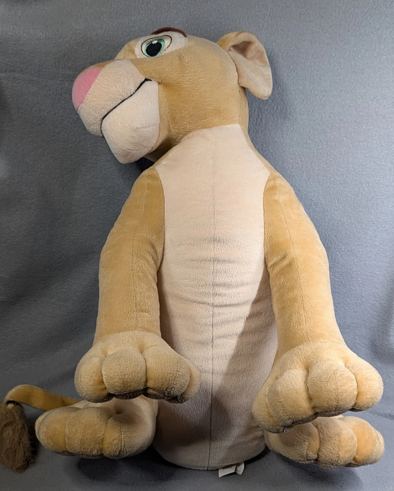 Vintage Disney Lion King Nala Plush Stuffed Animal Hasbro 2002 Large 22" Toy Cub - Image 4 of 4