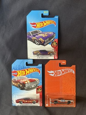 Hot Wheels  69 Ford Torino Talladega Different Variants LOT X 3 FREE SHIPPING!!!