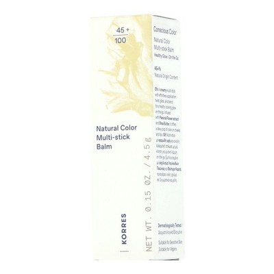 Korres Natural Color Multi-stick Balm - 02 Glass Peach 4,5g
