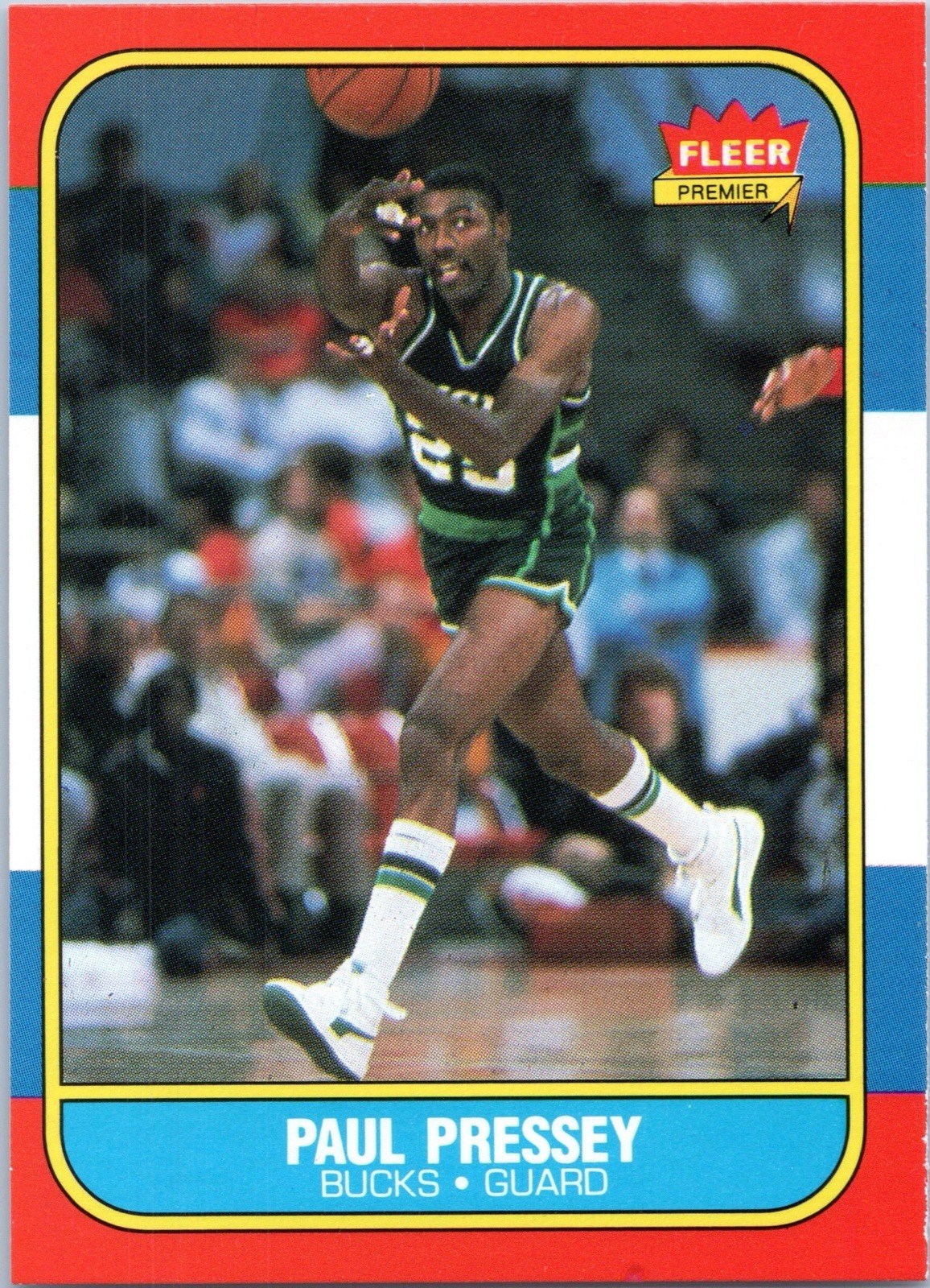 1986 Fleer Basketball  Paul Pressey #88 Milwaukee Bucks