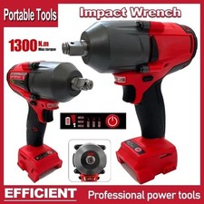 Milwaukee Brushless Impact Wrench 1300nm Cordless Electric Wrench Large Torque C