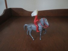 Vintage Stuart Silver Marbled Walking Horse with Indian Rider