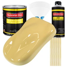 Restoration Shop Springtime Yellow Acrylic Enamel Gallon Kit, Auto Paint