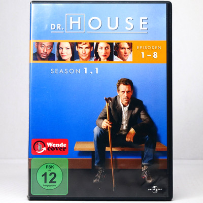Dr. House Season 1.1 DVD Episoden 1-8 Hugh Laurie Lisa Edelstein