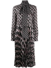 Valentino Garavani Double Vlogo Pussy-Bow Dress