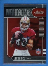 2019 Panini Absolute NFL Icons Insert #2 Jerry Rice San Francisco 49ers