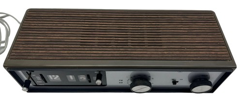 Sveglia VINTAGE Westinghouse Radio AM/FM Grano Legno RLF4239A *RARA** Funziona! - Foto 2 di 9