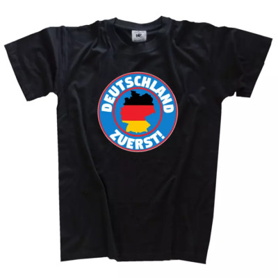 Germany First II Germany First DTF Full Color T-Shirt L Black O Choice B&C#190