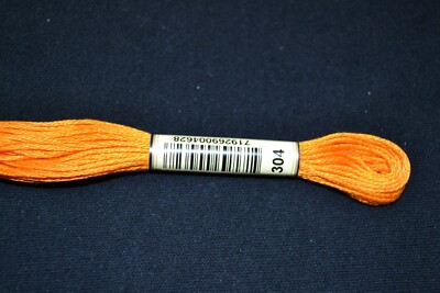 Anchor Cotton Threads for Embroidery Shade 304 Citrus Dark