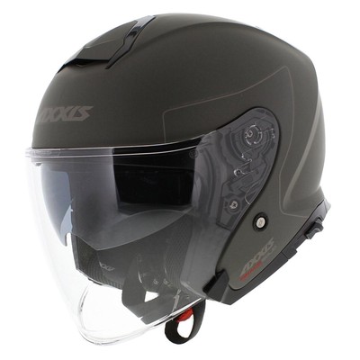 Axxis Mirage SV open face helmet Solid A2 - Matt Titanium - Size XS