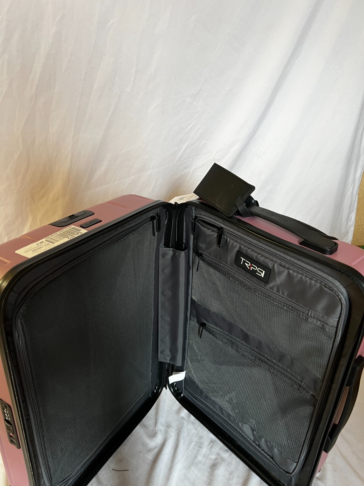 $480 Trips 2.0 22" Carry-On Spinner Suitcase Luggage Pink Hardcase TSA Lock