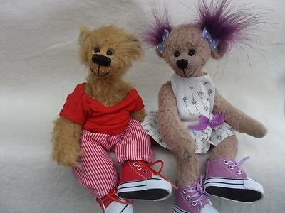 Schnittmuster + Anleitung (pattern)*Manuel und Viktoria*, je 20 cm, *gelibären*