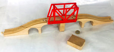 Bridge Red Train Brio Big Rigs Wood Wooden Kids Toy