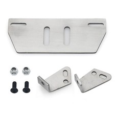 Front Guard Plate Width Metal Guard Plate RC Car Accessory for 1/10 TRX-4 SCX10