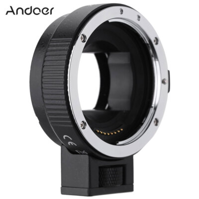 Andoer Auto Focus AF EF-NEXII Adapter Ring for Canon EF EF-S Lens Sony NEX N0T4
