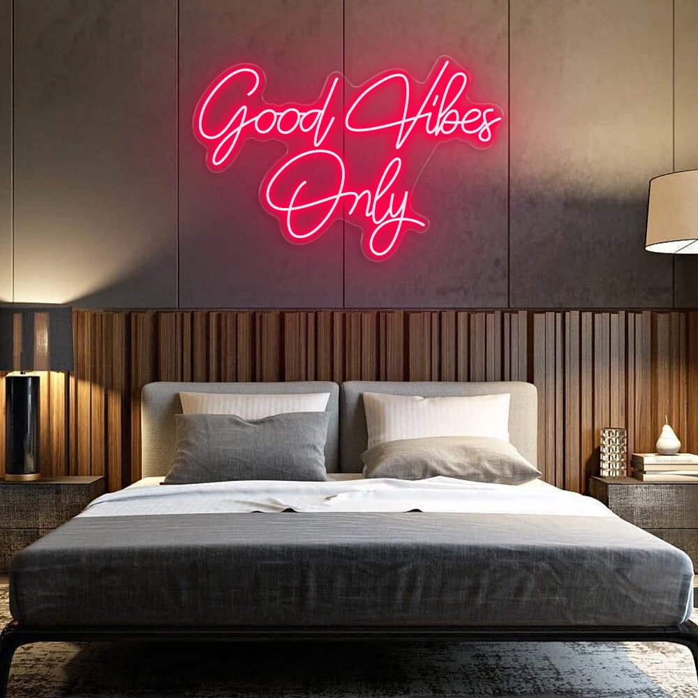 Good vibes only sale led