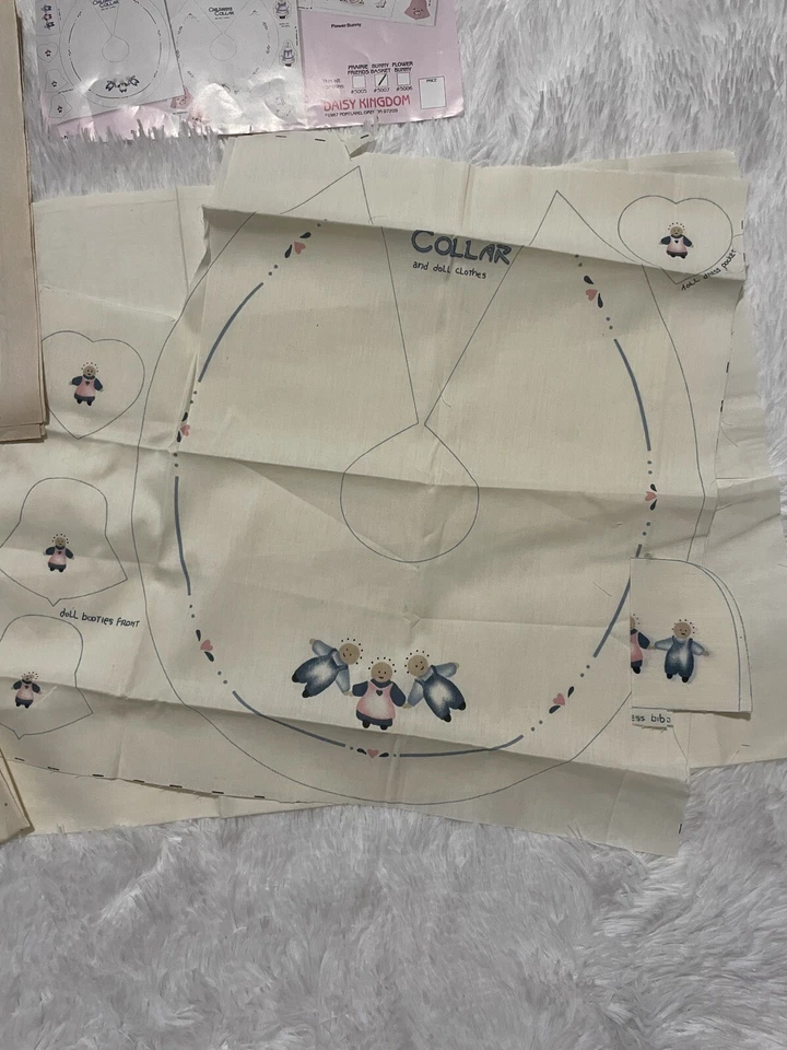 Daisy Kingdom Kids Designer Collar Kit Honey Bunny 5007 Bunny Basket Prairie - Image 2 of 4