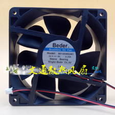 Beder BD12038S2401 12038 DC24V 0.35A welding machine inverter cooling fan