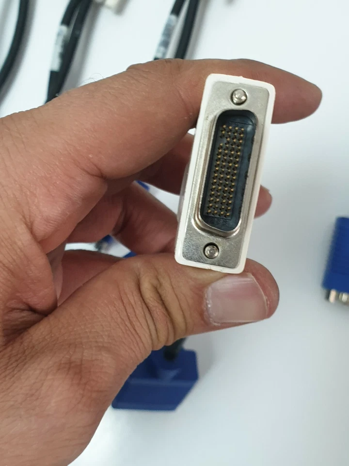 10x Original HP DMS-59 auf 2 x VGA Splitter Y Adapter Grafikkarte Kabel DMS 59 - Bild 3 von 4