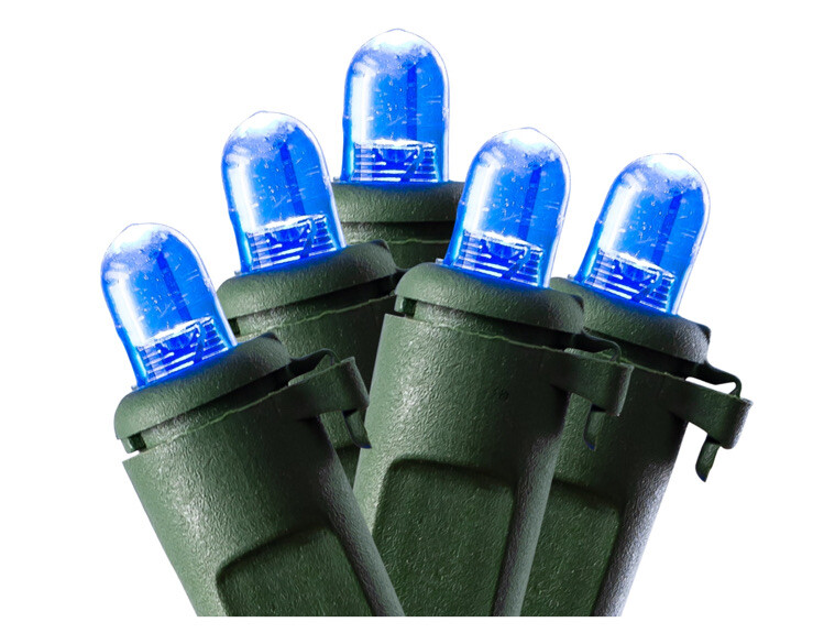 HOLIDAY TIME 500 Blue Mini Dome INDOOR/OUTDOOR LED LIGHTS eBay