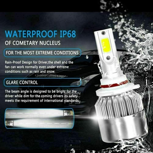 For Jeep Grand Cherokee 2014-2018 Combo LED Headlight+Fog Light Bulbs Kit 6500K - Picture 3 of 12