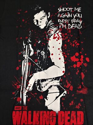 Vintage Comic T-Shirt (2013) AMC DARYL DIXON The Walking DEAD