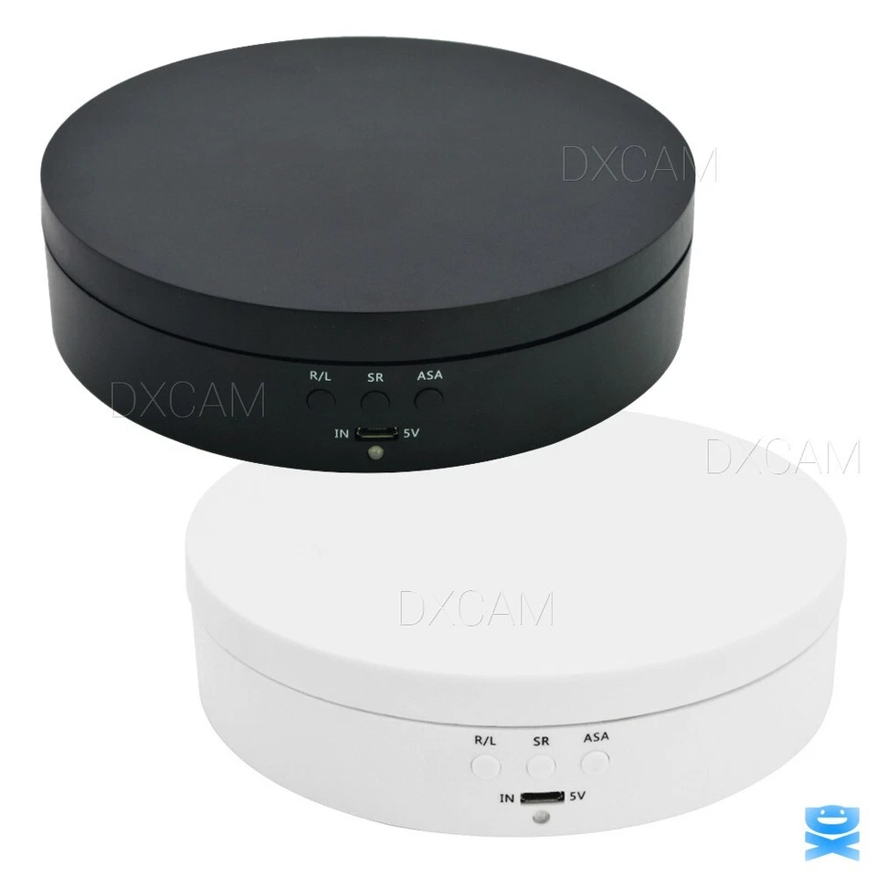 360° Rotating Display Stand Electric Motorized Jewelry Photography Turntable - Image 2 of 4