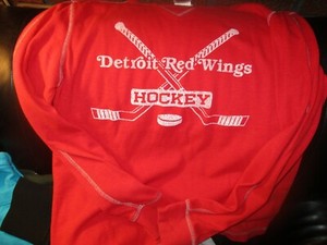 red wings shirts