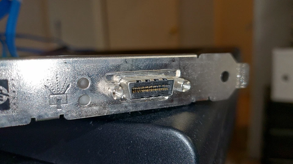 {LSI} SAS3442E-HP PCIe RAID Controller Card/{Dell} SATA-to-4X-SAS-Drop-Cable - Image 3 of 4