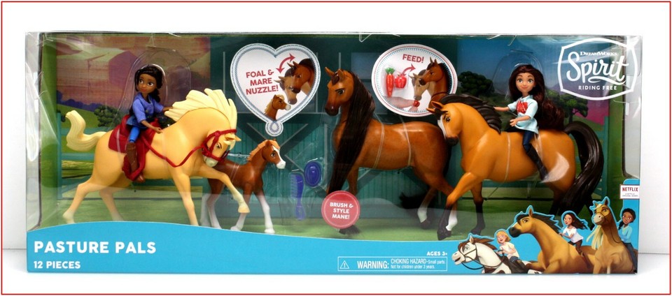 Spirit Riding Free LUCKY & PRU + Spirit & Linda Chica Horse - 4 Horses ...