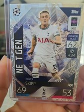 22-23 TOPPS MATCH ATTAX UEFA Oliver Skipp NEXT GEN #390 PACK FRESH 