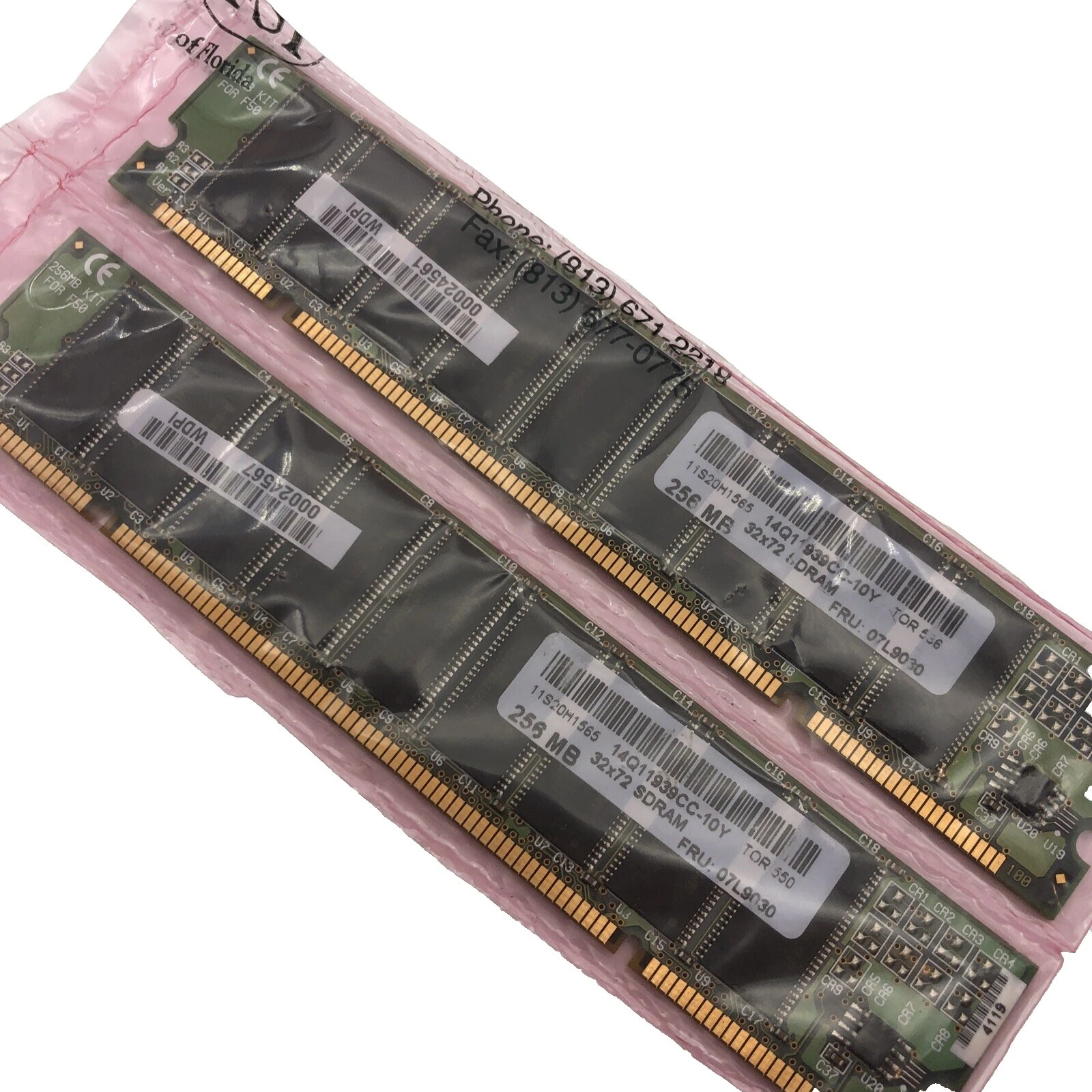 IBM DIMM Computer Memory (RAM) 2 Modules