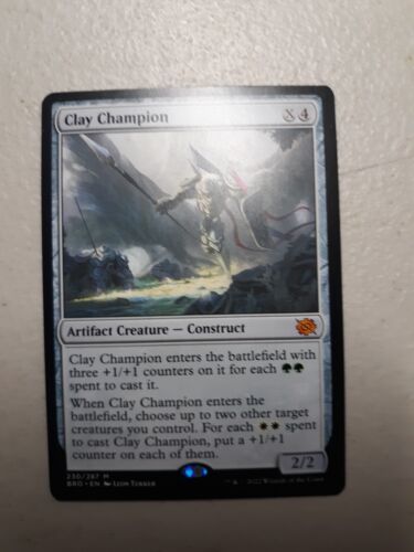 x1 Clay Champion M MTG The Brothers' War M/NM, English Free Shipping - Picture 1 of 2