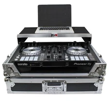 ProX XS-DDJSR2LT LED ATA Flight Case For Pioneer DDJ-SR2 DJ Controller Laptop