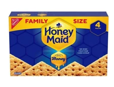 HONEY MAID Graham Crackers, Lunch Snacks, Family Size, 19.2 oz