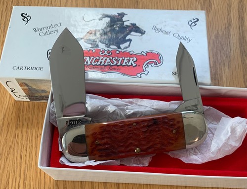 1997 WINCHESTER CARTRIDGE ELEPHANT TOE KNIFE NEVER USED IN BOX LT1 - Picture 2 of 3