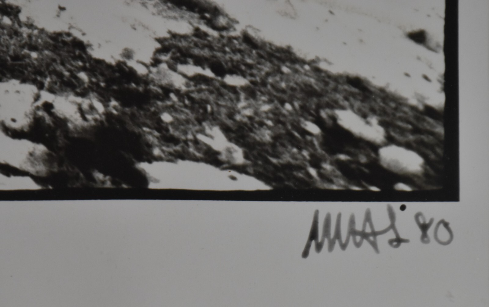 Vtg. Martin HM Schreiber "Cowboy" Photo Print Signed, Amarillo, Texas, 18.5"x23"