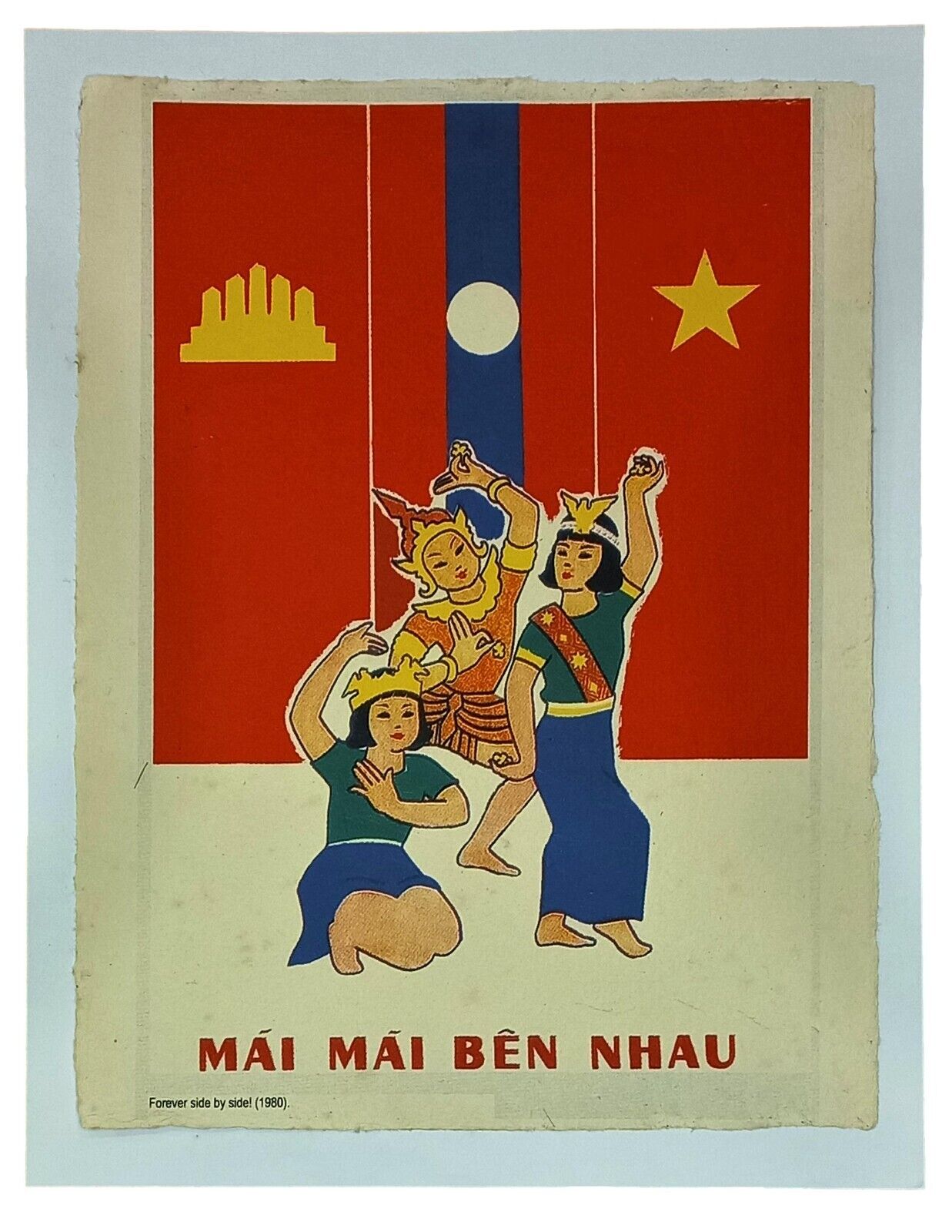 Vietnam War Poster We Share The Same River Together Cuu Long Cambodia And  Laos