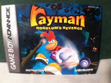 Gameboy Advance Manual "Rayman's Hoodlum Revenge"