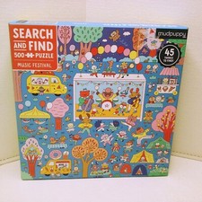 Mudpuppy Search  Find Jigsaw Puzzle 'Music Festival' 500pc New-Sealed 20x20
