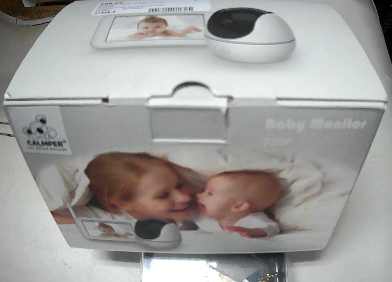 Baby Monitor With Camera and Audio, 4.5’’ 720P HD Video - White