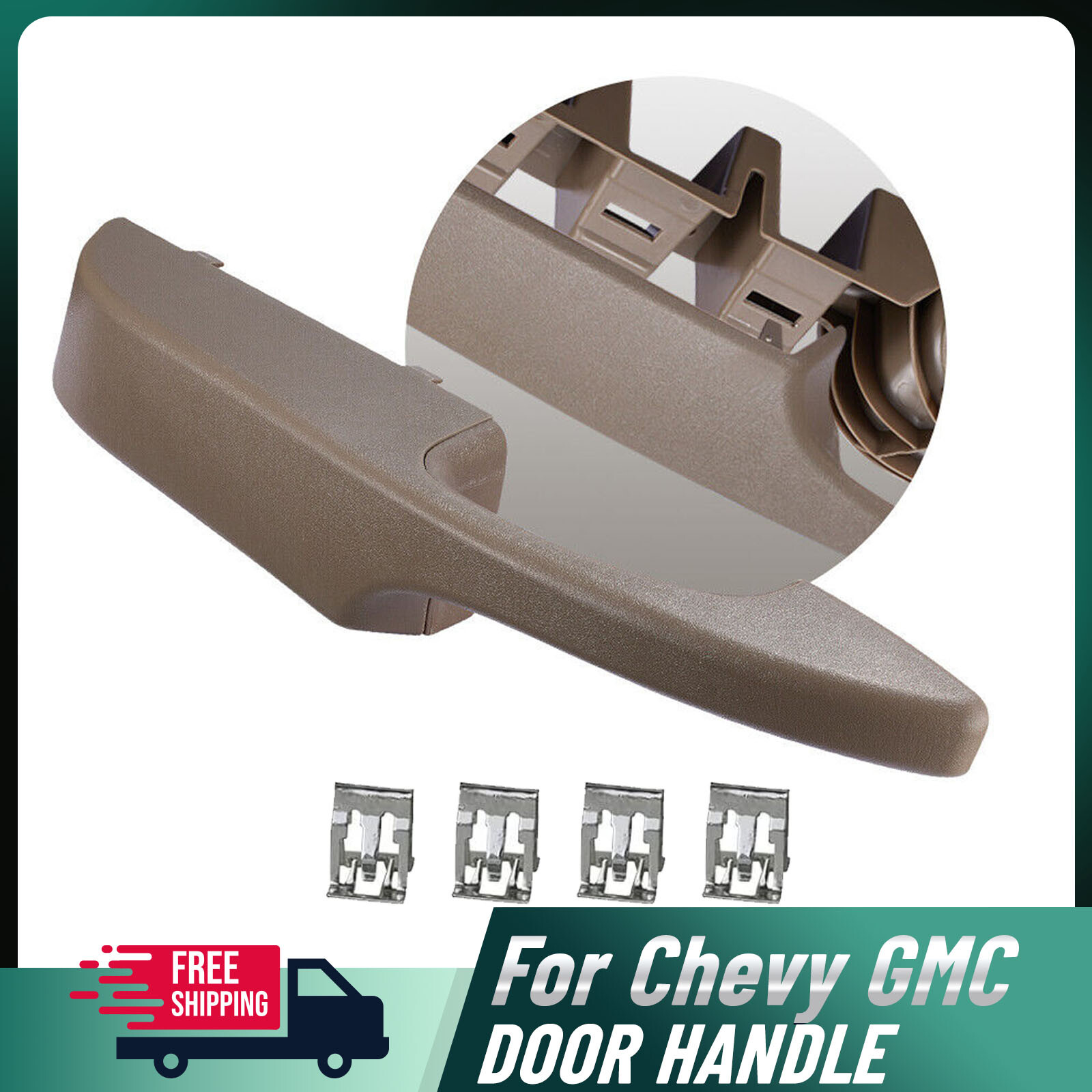 Left Inside Pull Door Handle Armrest For Chevrolet Express Van Savana 2003-2019