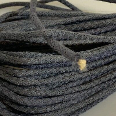 50 Meters Cotton Cord Braided Rope 6mm 