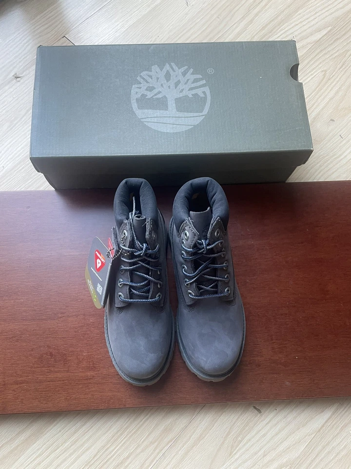 Botas Timberland 6 pulgadas Premium Gris Clásicas 13.5 Juveniles Nuevas En Caja Primaloft Foto 2 de 4
