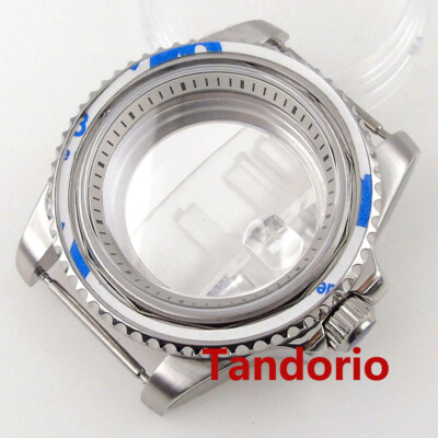 20ATM Sapphire Glass 40mm Watch Case 120 Clicks Fit NH34 NH35 NH36 Ceramic Bezel