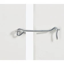 National Hardware 6 Inch Hook and Eye Latch ~ Zinc Plated ~ New In Package QTY-1