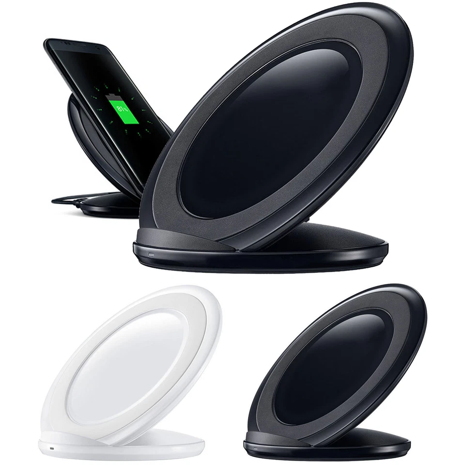 Base de carga de cargador inalámbrico Qi rápido para Samsung Galaxy S6/S7 Edge Foto 2 de 4