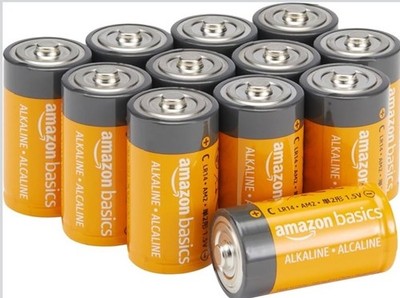 (2) 12pk=24 C Cell Amazon Basics Alkaline Batteries 1.5V 12 for$12.59 on Amazon!