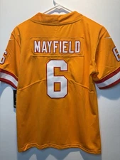 New! YOUTH Baker Mayfield Creamsicle L (age 14-16) TAMPA BAY BUCCANEERS Jersey
