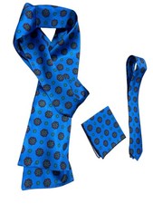 Cravatta Foulard Set Con Motivo